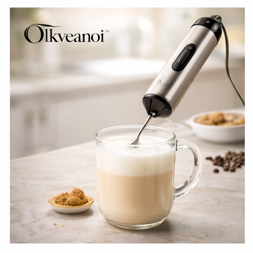 Olkveanoi™ Electric Milk Frother – Handheld